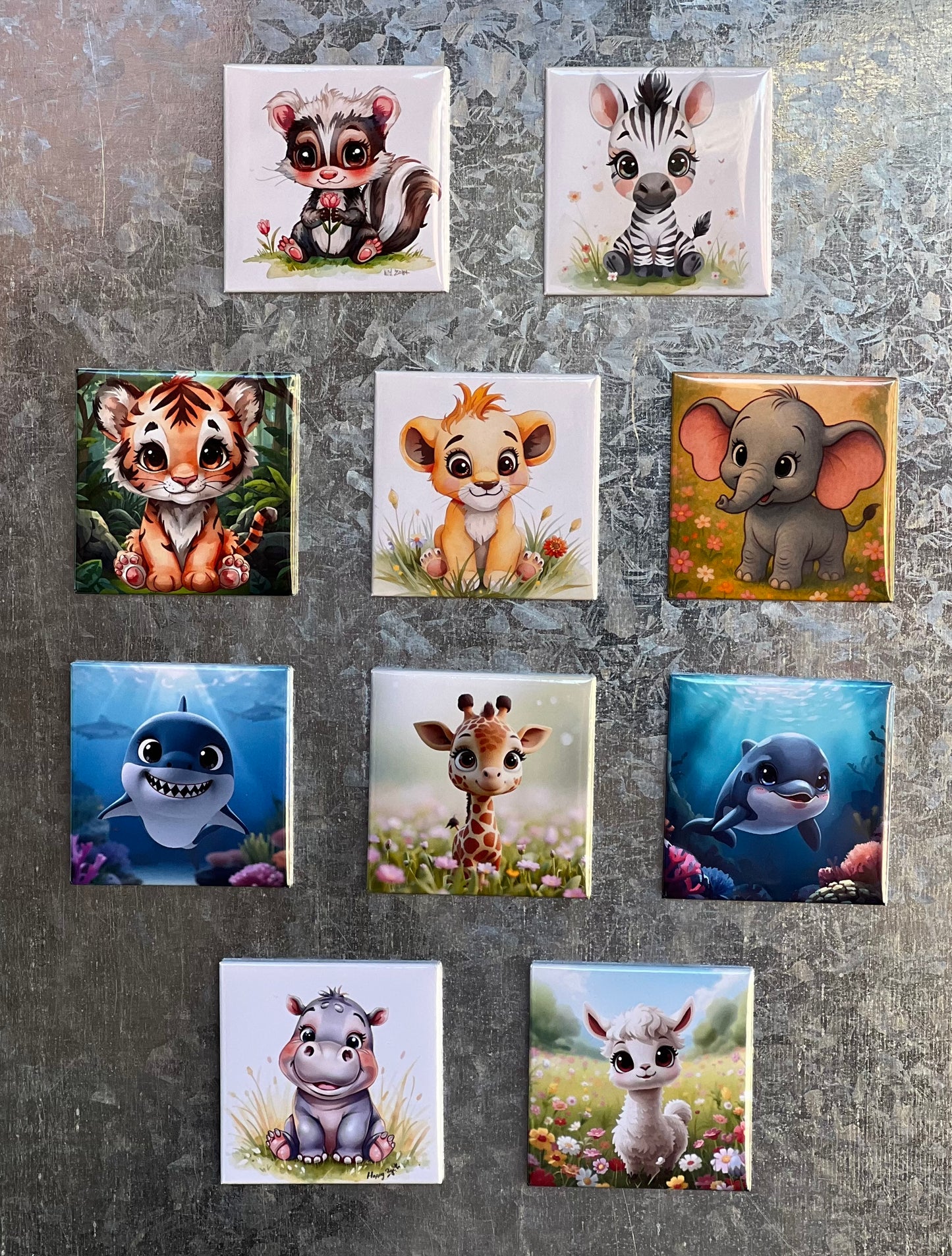 Cute Baby Animals Magnet Sets